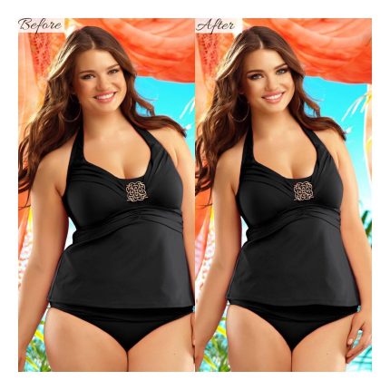 Body slimming in photo