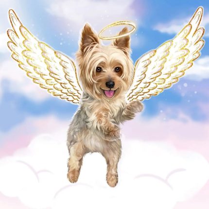 Yorkshire Terrier Memorial Pet Portrait