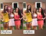 Delete the stranger in the photo