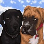 Draw a Memorial Portrait for Dogs