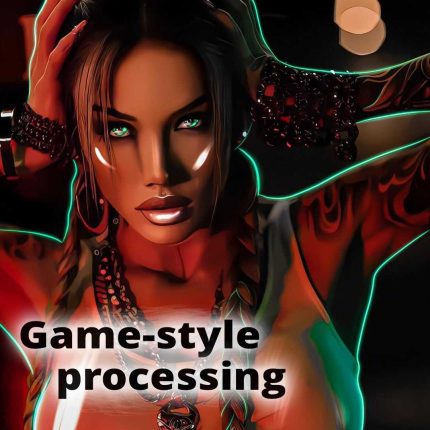 Gamer gifts, Game-style photo processing