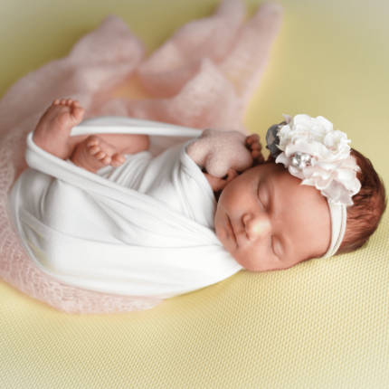 Newborn skin retouching and photo correction