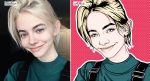 Custom cartoon Illustration before - after
