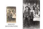 Photo restoration before - after