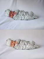 High-quality retouching of a newborn photo