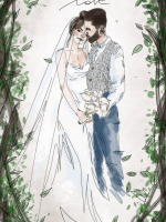 Wedding line art