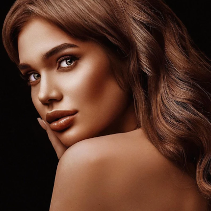 Magazine retouching in a dark style