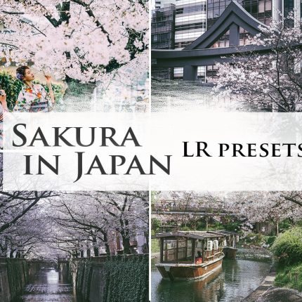 Sakura in Japan Presets for processing photos in Lightroom and Camera Raw in Photoshop