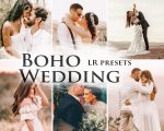 Boho Wedding Presets for Desktop Mobile Lightroom Clean Earthy Tones Creamy Outdoor Filter