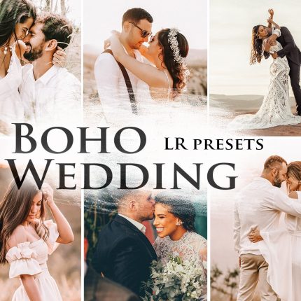 Boho Wedding Presets for Desktop Mobile Lightroom Clean Earthy Tones Creamy Outdoor Filter