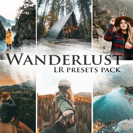 Wanderlust Preset Bundle, 20 Lightroom travel presets from PC & mobile, outdoor presets, adventure presets, cinematic photography presets