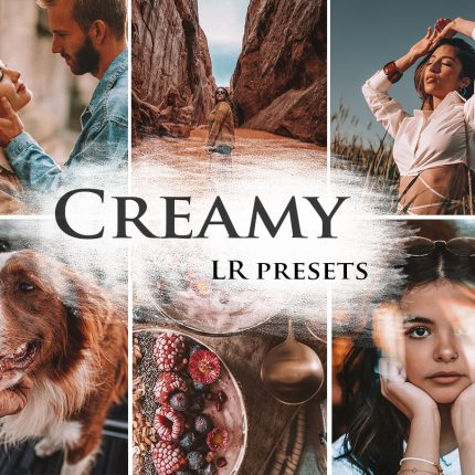 Creamy mobile Lightroom presets, Blogger presets
