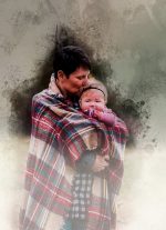 A gift for grandmother and granddaughter portrait by photo