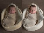 Newborn photo correction