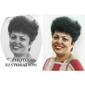 Photo restoration and restoration of old photos and low quality photos.